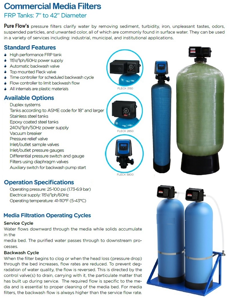 MULTIMEDIA FILTRATION SYSTEM Pure Flow